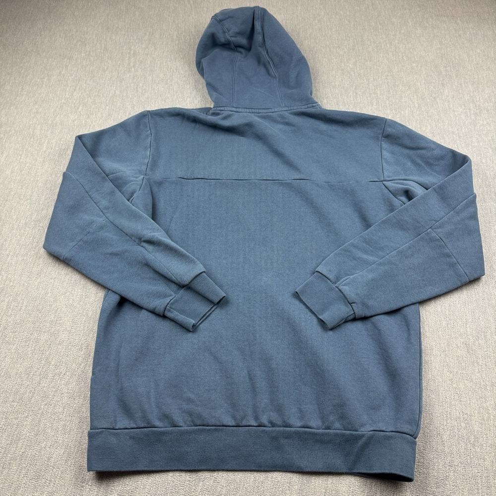 Adidas Hoodie‎ Mens Large Blue Fleece Sweatshirt Pullover Training Gym Athletic - Picture 7 of 8